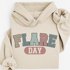 Flare Day Hoodie Sweatshirt, Retro Chronic Illness Sweatshirt, Invisible Illness, Hidden Disability, Chronic Pain Shirt, Autoimmune Disease