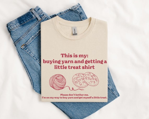 Funny Crocheting T-Shirt, Retro Yarn Lover Shirt, Funny Knitting Tee, Little Treat Shirt, Knitting Crocheting Humor Shirt, Crocheter Gift