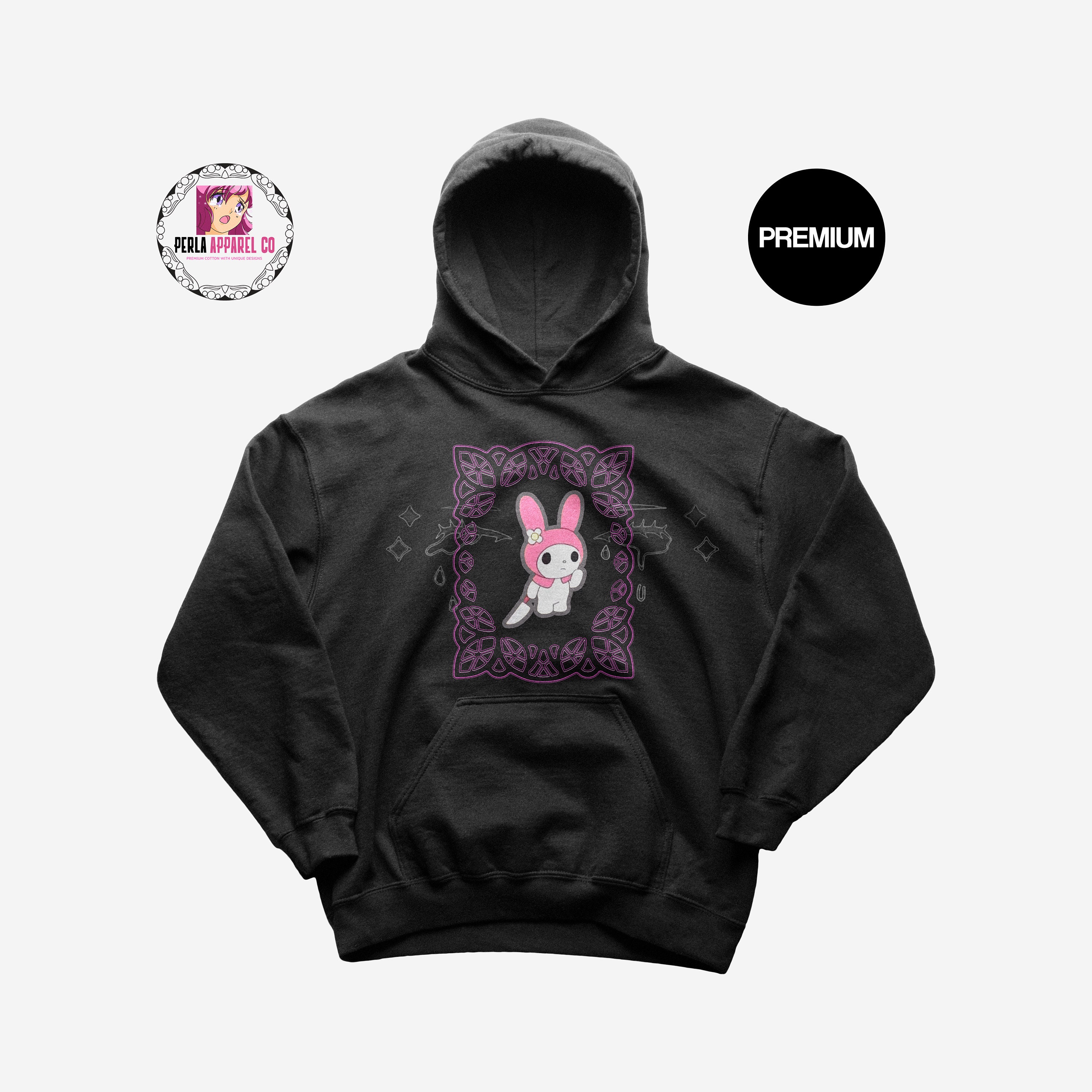 Limited Hello Kitty Hoodie Kuromi Hoodie Melody Hoodie Gothic Hoodie Kawaii Hoodie Hello Kitty Sweatshirt hello Kitty Fan Hoodie Etsy UK
