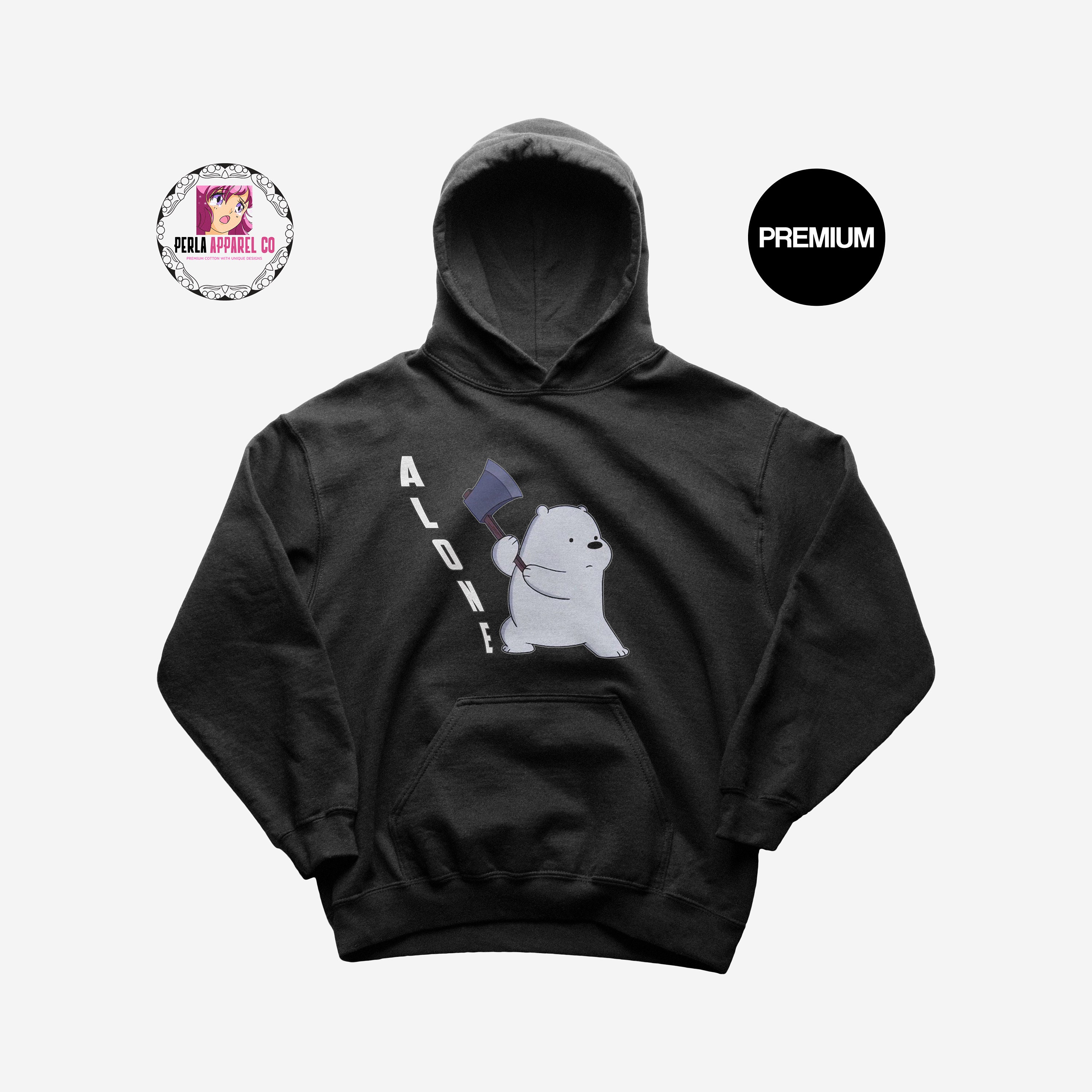 Limited Oversize Ice Bear Hoodie We Bare Bears Hoodie Cartoon Hoodie We Bare Bears Ice Bear Hoodie We Bare Bears Panda Hoodie