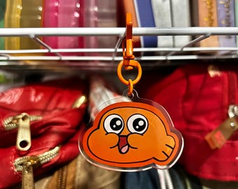 Preorder Hand Drawn Darwin Keychain - The World of Gumball