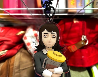Preorder Abaddon (thh - the hounted hotel) keychain
