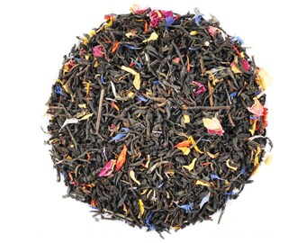 Rainbow Earl Grey - Black Tea With Saffron and Rose Petals