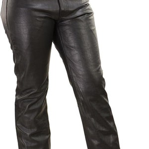 Mens brown Leather Pants, Jeans style Lederhosen for Boys, Bootcut leather Jeans, Leather Trouser, Party pants, Casual wear pants.