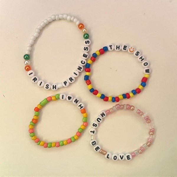 Niall Horan inspired mystery pack of friendship concert trading bracelets