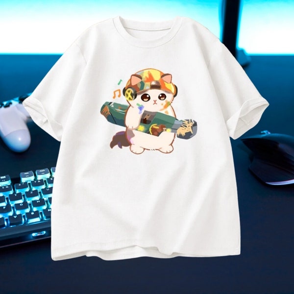 Valorant Anime RazeCat T-shirt l Valorant Cute Cosplay l Ideal Gamer or Streamer Gift