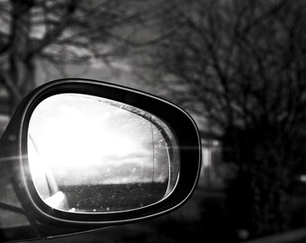 CAR MIRROR REFLECTION - Giclée printing on Hahnemühle Photo Rag paper