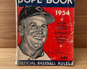The Sporting News 1954 Dope Book Major League Averages, Schedules,  Official Baseball Rules