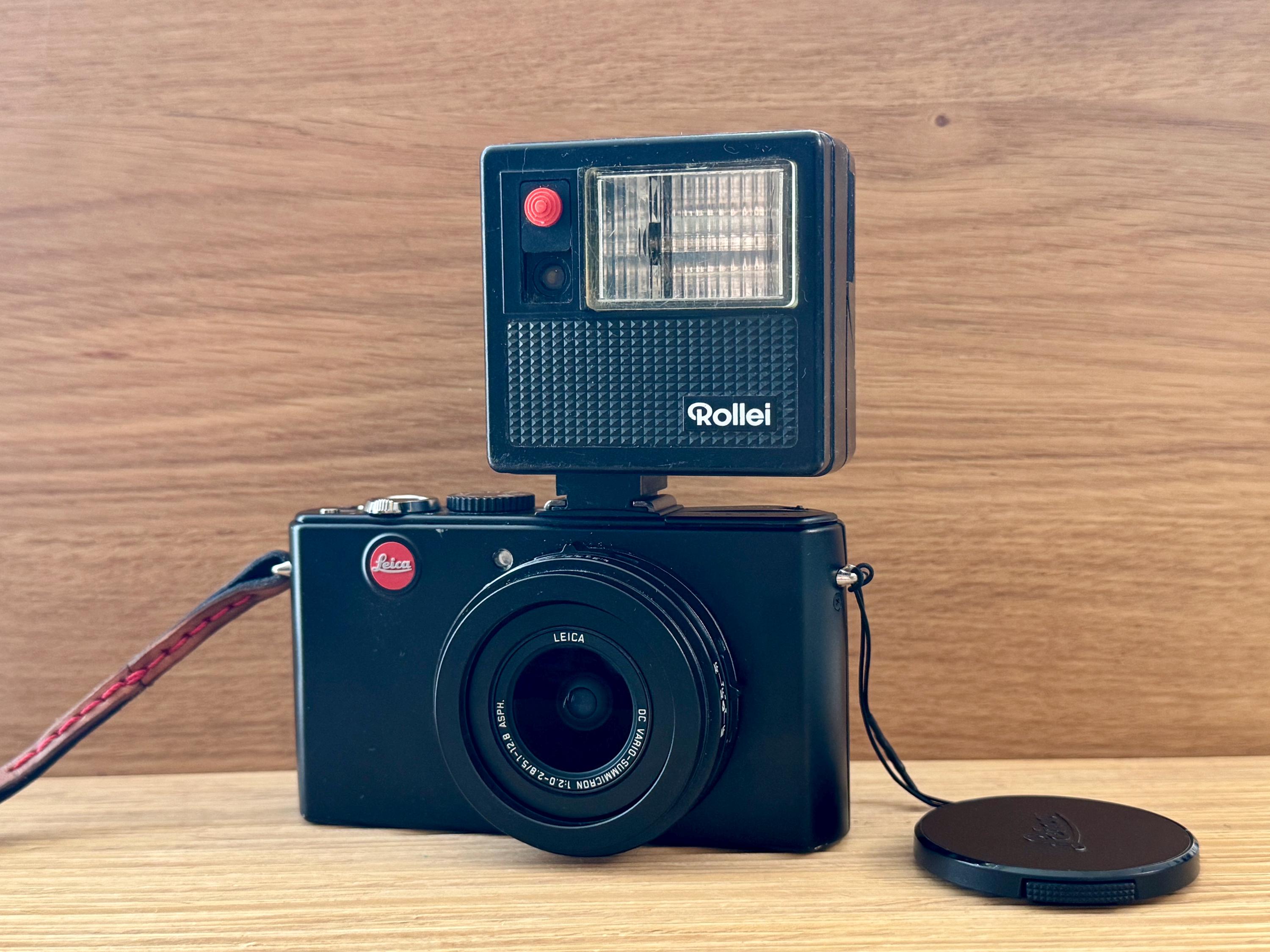 Rollei 35カメラ用ヴィンテージRollei 100XLCフラッシュユニット 
