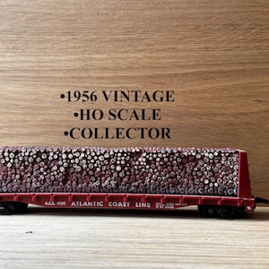 Vintage 1956 HO Scale Revell Atlantic Coast Line 4150 | ACL Freight Car | Model Train Collectible