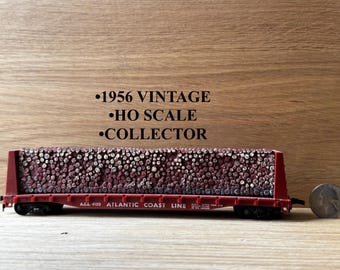 Wagon de marchandises Revell à l'échelle HO 1956 de la ligne de la côte atlantique | Collection de trains miniatures vintage