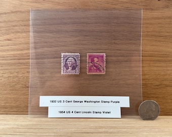 20枚パック。1954年エイブラハム・リンカーン大統領の4セント切手。未