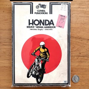 Manual de servicio y reparación de Honda clásicas 1970-1972 / Manual de motocicletas monocilíndricas de 100-250 cc / Guía de mantenimiento de motos clásicas / Coleccionable