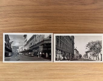 Fotos antiguas de las calles de Honolulu de los años 1930 a 1940: calles King y Alakea, historia de Hawái