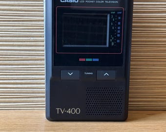 ビンテージ カシオ LCD カラーテレビ TV-100 ポケット ポータブル