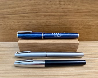 Juego de pluma estilográfica vintage: Esterbrook 2668 y Sheaffer 444 Imperial, fabricado en EE. UU.