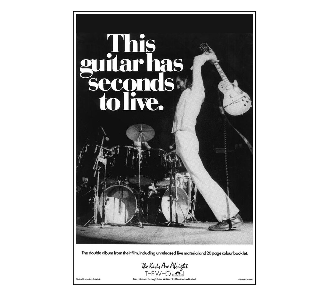 The Who - This Guitar Has Seconds to Live Poster - 12