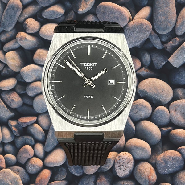 40mm Tissot PRX Rubber Watch Strap