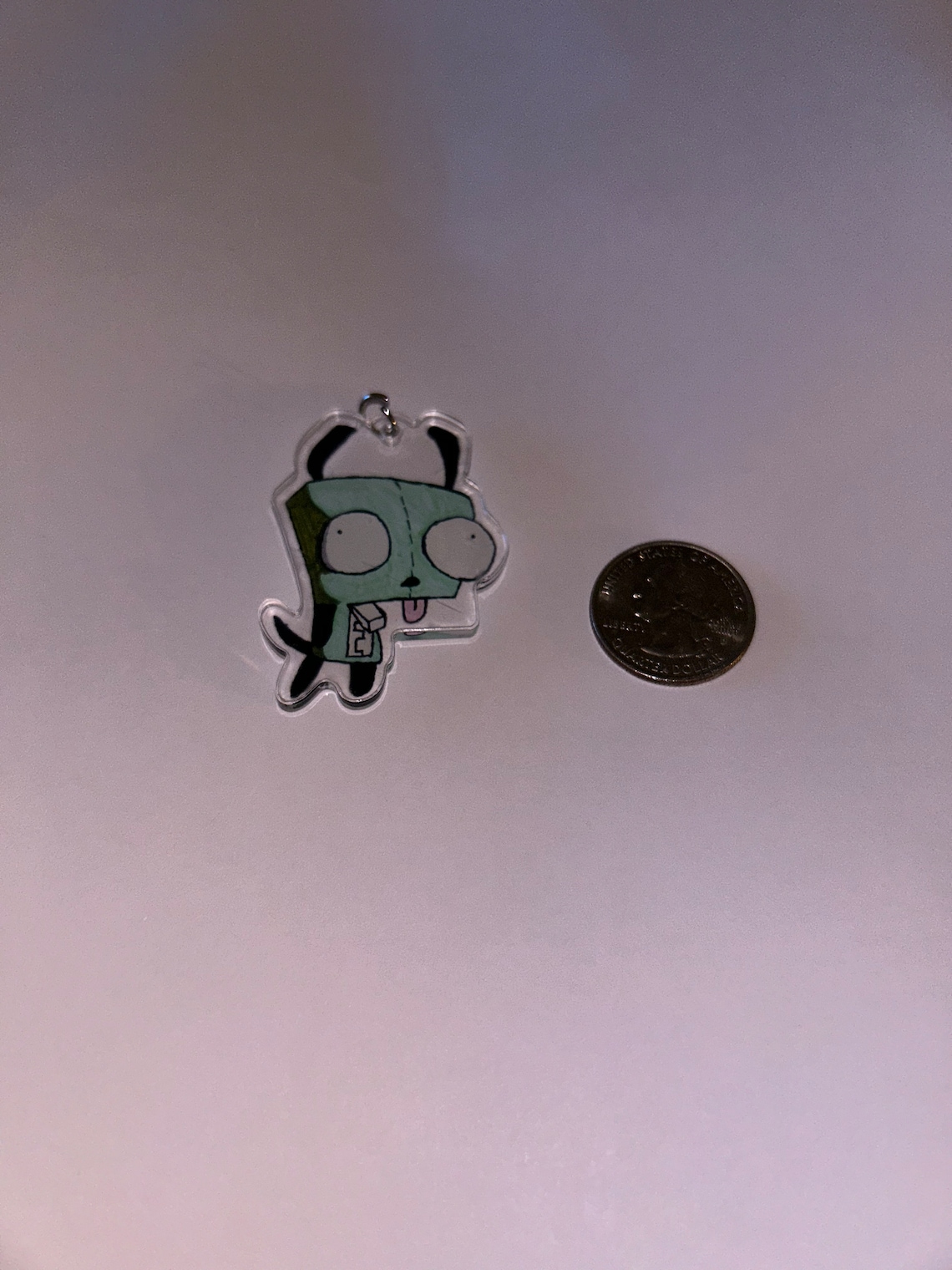 GIR (invader Zim) Acrylic Charm/keychain - Etsy