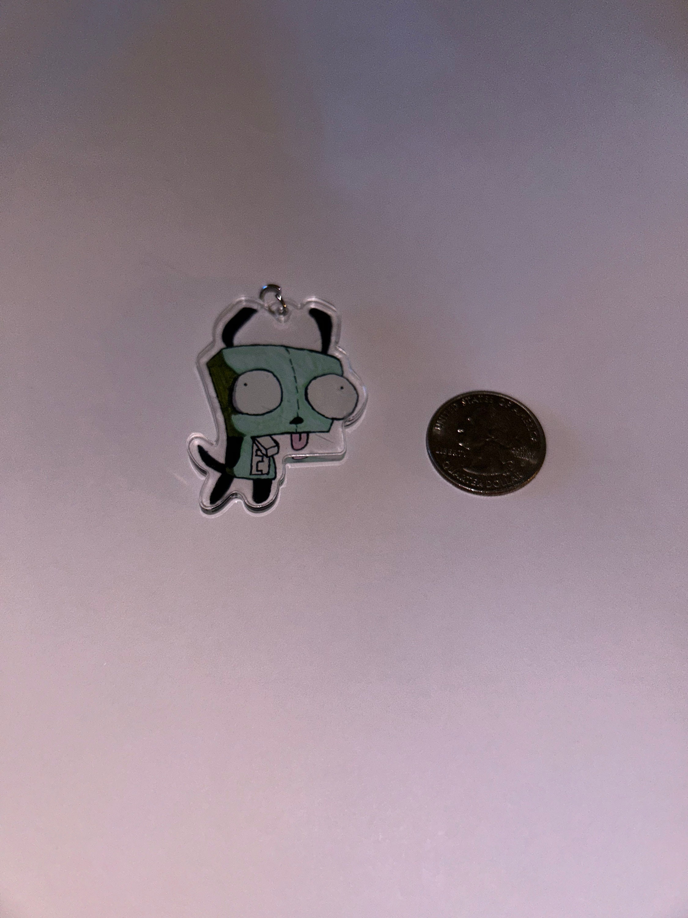 GIR invader Zim Acrylic Charm/keychain Etsy