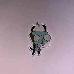 GIR (Invader Zim) Acrylic Charm/Keychain