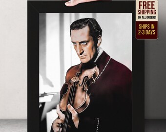 Basil Rathbone: A Sherlock Holmes Mystery, Classic Portrait, Unique Wall Art for Holmes Fans
