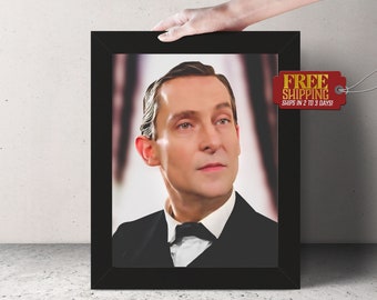 Jeremy Brett as SH: An Astute Mind, Classic Vintage Portrait, Gift for Holmes Fans