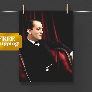 Jeremy Brett as Sherlock Holmes Matte Poster, &quot;Enigma&quot;, High Quality Art Print, Excellent Gift for Holmes Fans