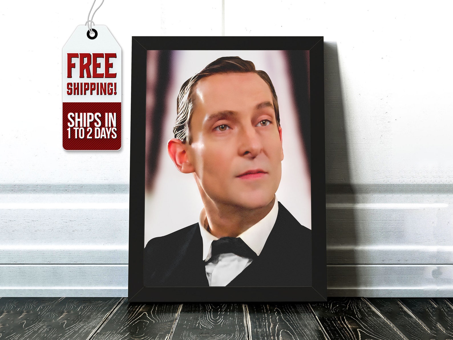Jeremy Gift Jeremy Brett as SH: an Astute Mind, Classic Vintage Portrait, Gift for ...