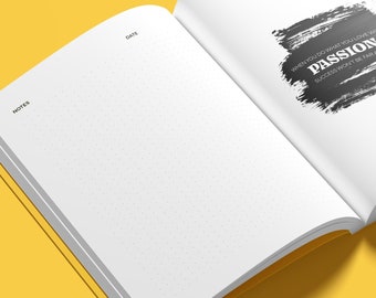 A5 Dotted Journal Inserts: Minimalist Notebook Refills (PDF)