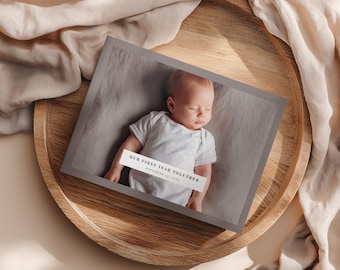 Baby First Year Memory Book, Photo Album and Milestone Journal, Keepsake