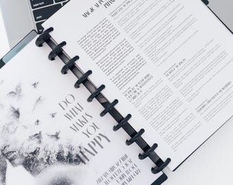 Undated Minimalist Planner Set, Weekly Daily Goal Journal, Habit Tracker