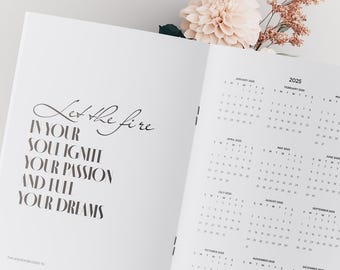 2025 Digital Planner: Weekly, Daily, Goals, Health Tracker (PDF Printable)