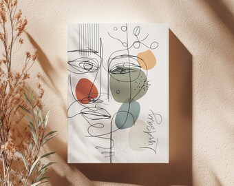 Personalized Hardcover Journal, Custom Quote Notebook, Beige A5