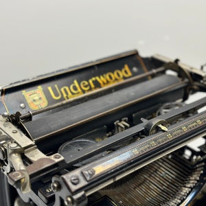 Typewriter Ruler Underwood No. 5 Typewriter: Working Black Underwood - Etsy
