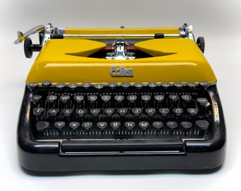 Erika Schreibmaschine – Vintage 1950 Edition in Blackt Schreibmaschine – antike beste Schreibmaschine – alte Schreibmaschine – funktionierende Schreibmaschine, Schreibmaschine