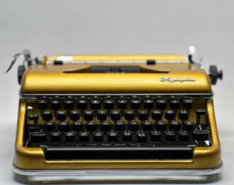 ゴールド オリンピア SM3/SM4 タイプライター：1955年製ヴィンテージ