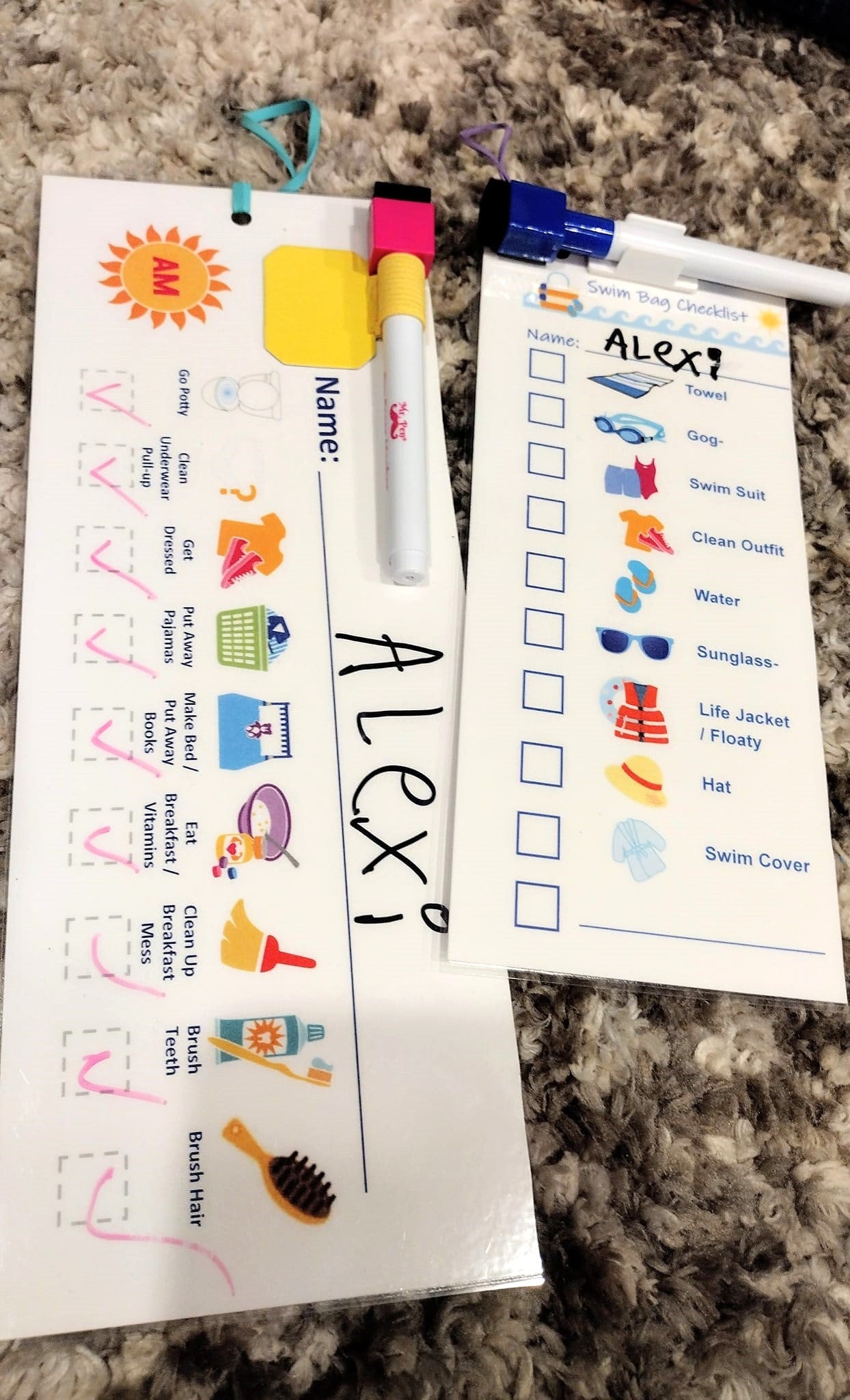 Swim Bag Checklist for Kids Etsy