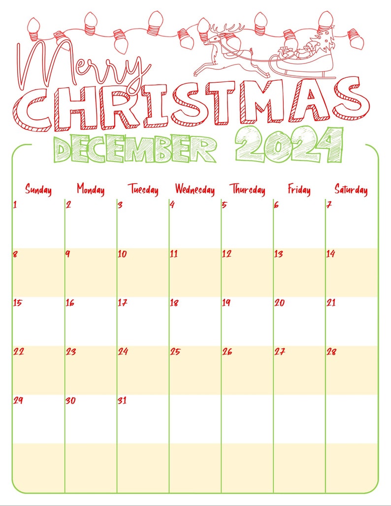 Kids Coloring Calendar 2024 Etsy