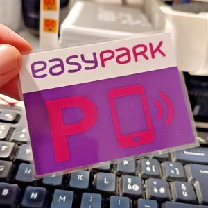 EasyPark HD Printable Sticker High Quality DOWNLOADABLE DIGITAL Sticker for car windshield easy park car auto parking stickers pdf jpg png