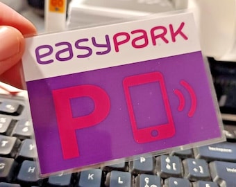 Adesivo EASY PARK Da Interno Vetro Sticker Sosta Easypark SPEDIZIONE RAPIDA - Foto 5