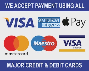 Stores Payment Methods Credit Card Icons Payment Logo Visa Paypal American Express Mastercard Icon Diners Logos for restaurants bar stores