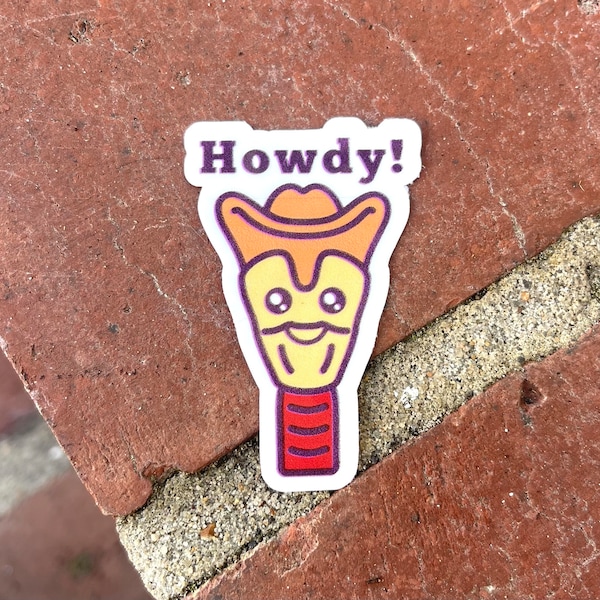 Speech Therapy Sticker, Larynx Cowboy, SLP Anatomy Humor