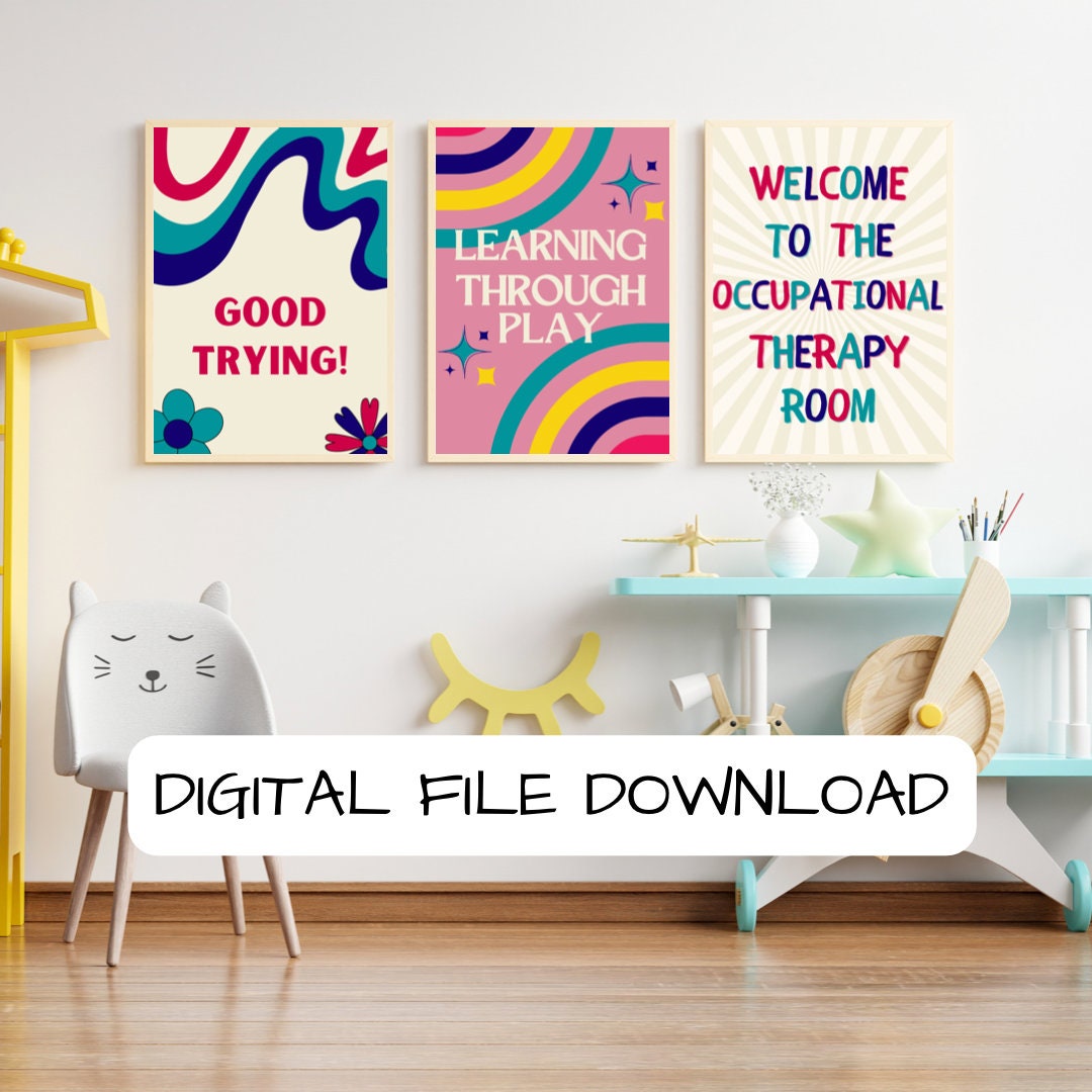 Welcome to the Occupational Therapy Room Print - Etsy