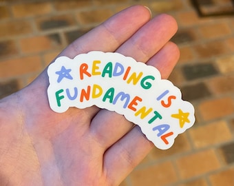 Reading is Fundamental Kindle Sticker