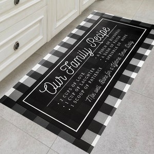 FAMILY RECIPE Vinyl Floor Mat, PVC