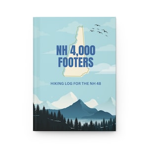 New Hampshire 4000 Footer Journal, NH 48 Wandertagebuch, White Mountains Wandertagebuch, National Forest Trekking Tagebuch