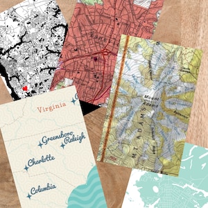 Custom Acrylic Mini Map Magnet For Any Location