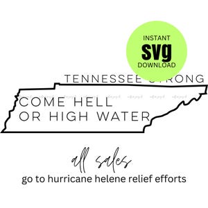 Venez l'enfer ou les hautes eaux du Tennessee, l'ouragan Helene, le relief violent du Tennessee, en téléchargement numérique