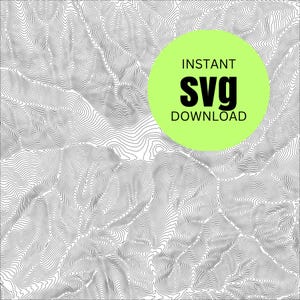 テネシー州マウント・ルコンテの地形図 SVG ベクターファイル